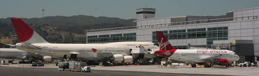Oakland Air Terminal Services - Virgin Cargo Plane